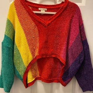 Crop sweater